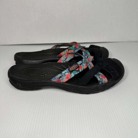Keen Black Sandals with Colorful Straps - Picture 3 of 9